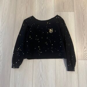 Vegas Golden Knights off the shoulder sweatshirt